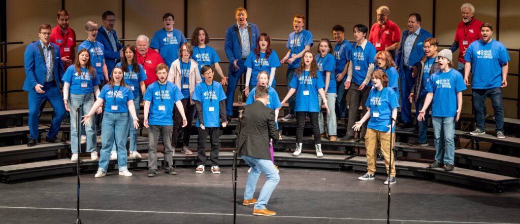 Photo of Singers at Bellevue Youth Choral Festival. Photographed by Ludeman Photographic (http://ludemanphotographic.com)